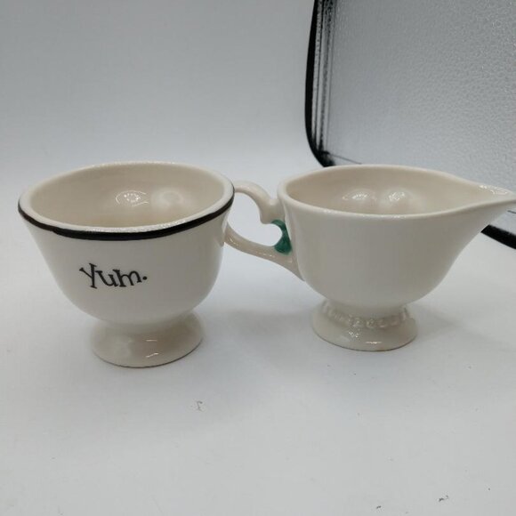 Bailey's Irish Cream Sugar Bowl and Creamer Set 1996 Limited Edition Yum Winking - Picture 2 of 10